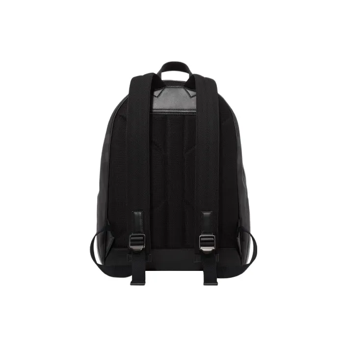 Burberry Charcoal Check And Leather Backpack Charcoal-3