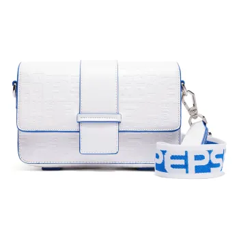 Pepsi Leather Camera Bags Crossbody Bags Regular White