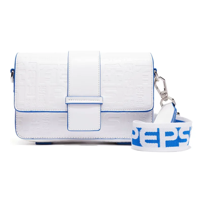 Pepsi Leather Camera Bags Crossbody Bags Regular White-0