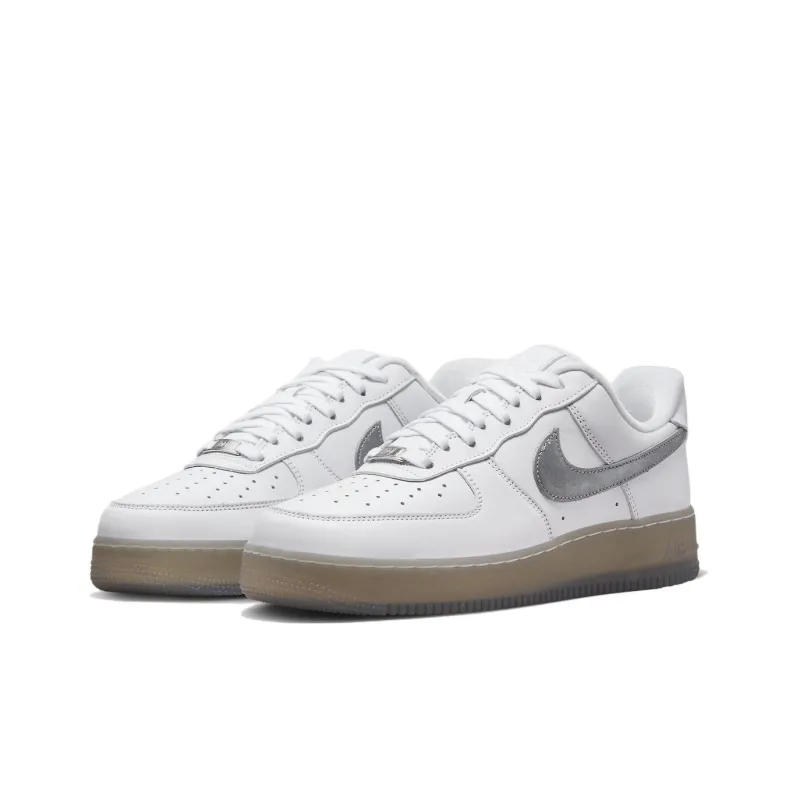 Nike Air Force 1 Low '07 Prm White Metallic Silver-2