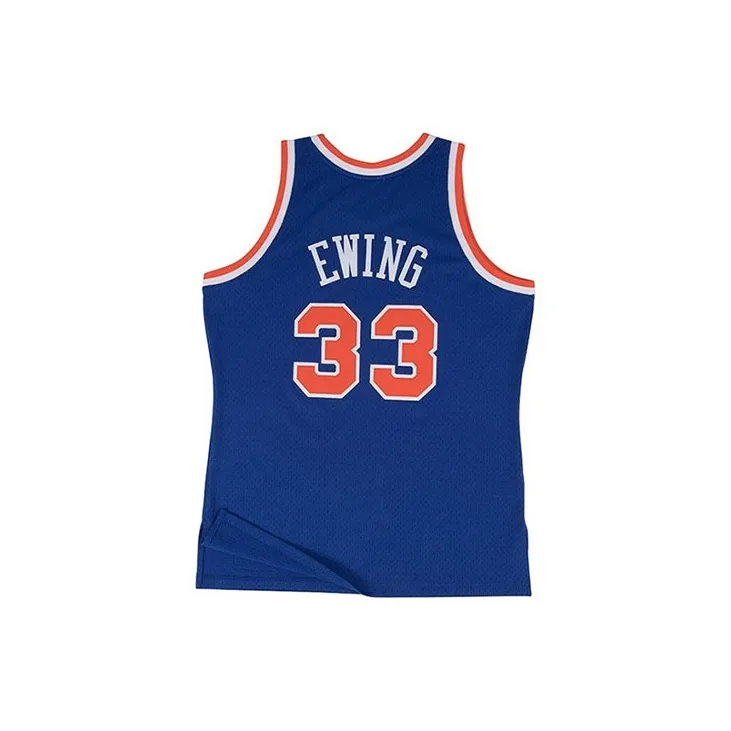 Mitchell & Ness New York Knicks Road 1991 92 Patrick Ewing Swingman Jersey-1