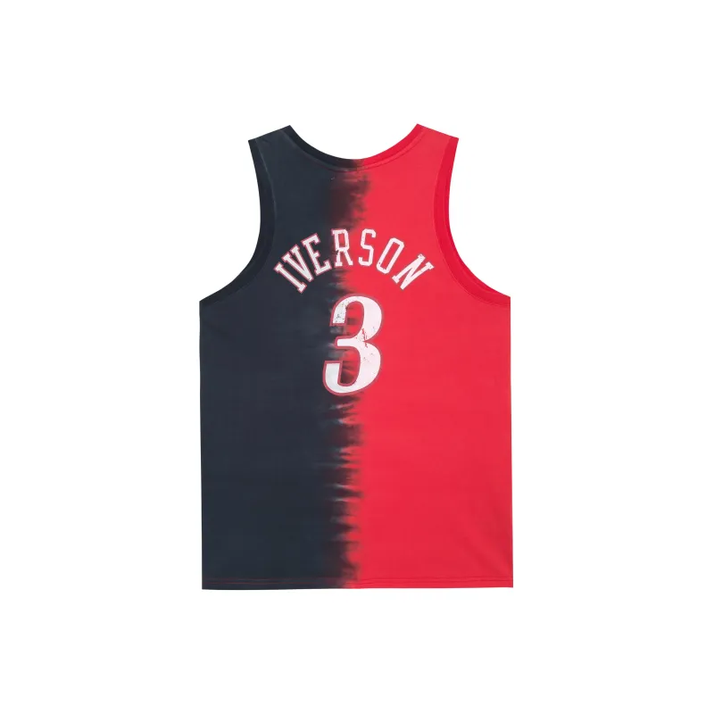 Mitchell Ness Basketball Jerseys Men Red Black-1