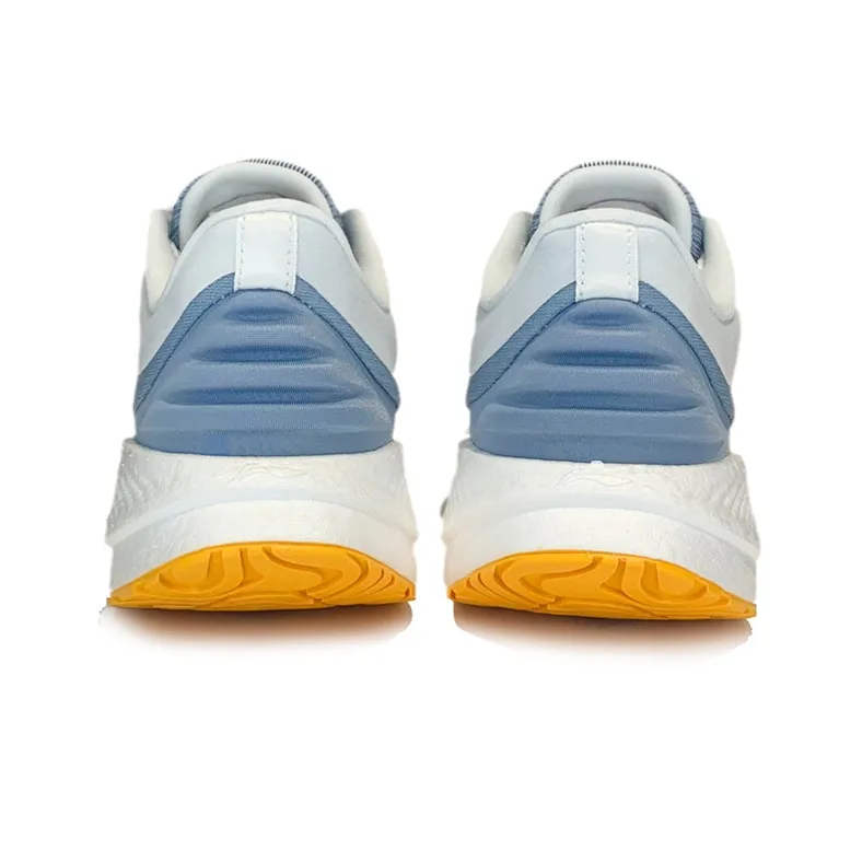 LiNing YueYing Breathable And Resilient Low-Top Running Shoes Men's White Blue Yellow-3