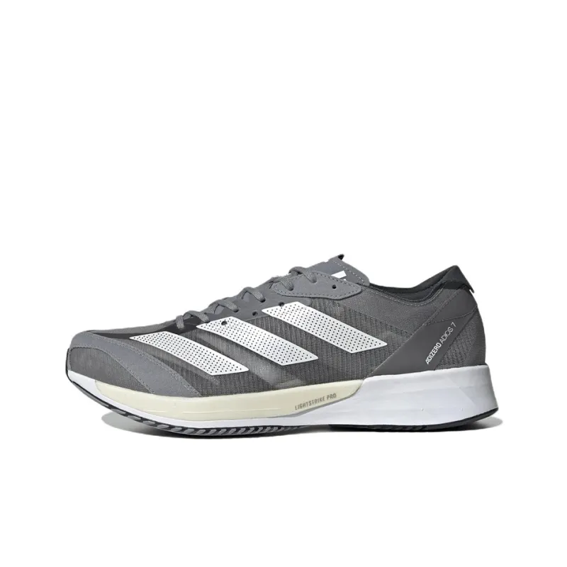 Adidas Adizero Adios 7 Grey Silver Metallic-0