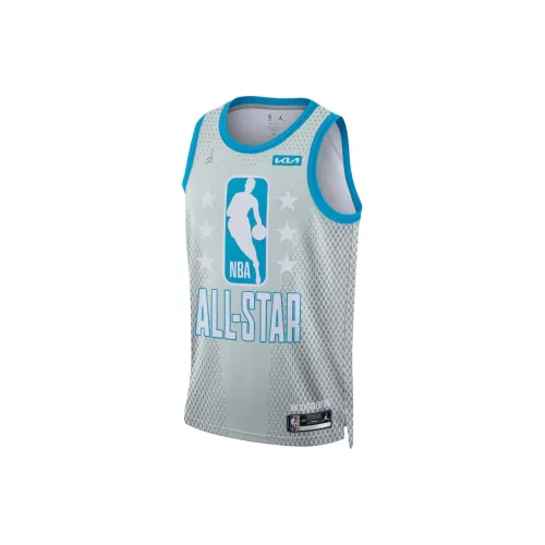 Jordan 2023 All Stars Basketball Jerseys Men Gray