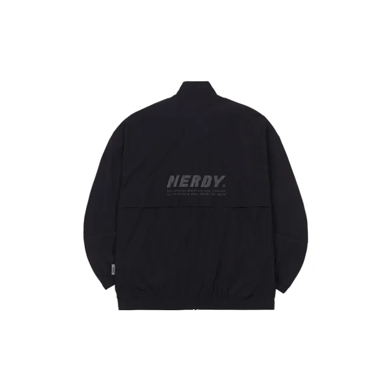 NERDY Waterproof, Quick Dry, Windproof Windbreaker Jacket Unisex Black-1