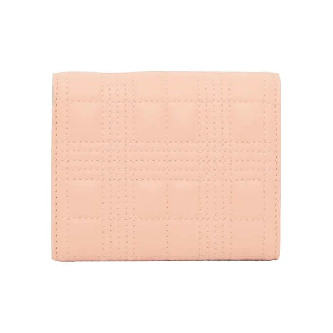 Burberry Lola Bag Lambskin Card Holder, Wallet Trumpets Women's Peach Pink-2