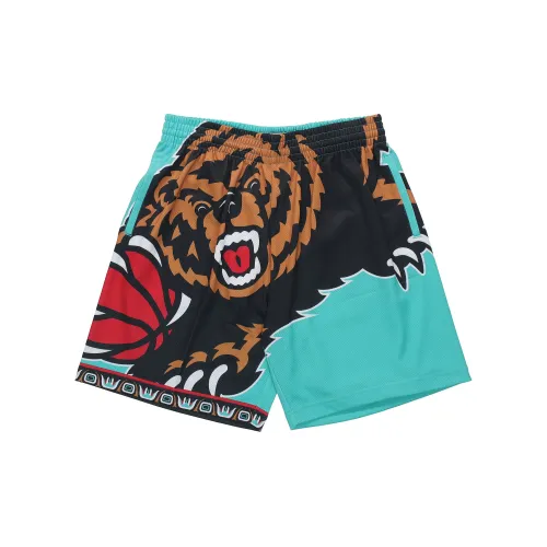 Mitchell Ness Basketball Shorts Men Blue/Green