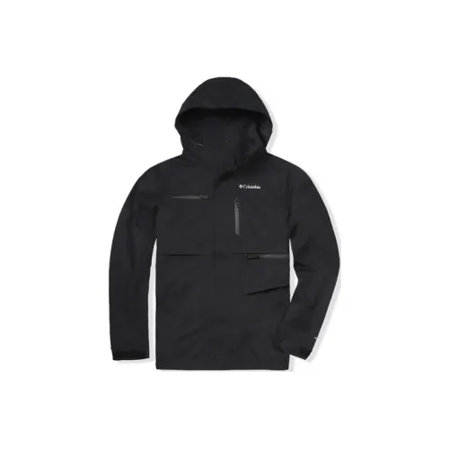 Columbia Windbreaker Jackets Men Black