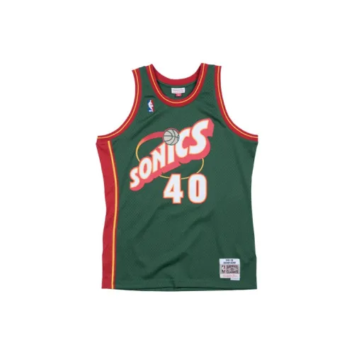 Mitchell & Ness Seattle SuperSonics Road 1995-96 Shawn Kemp Swingman Jersey 