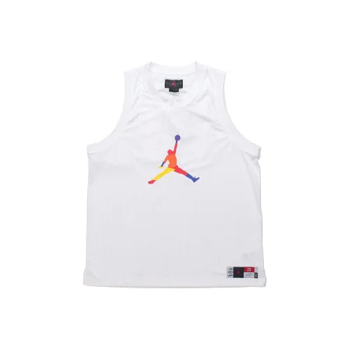 Jordan Basketball Jerseys Men White