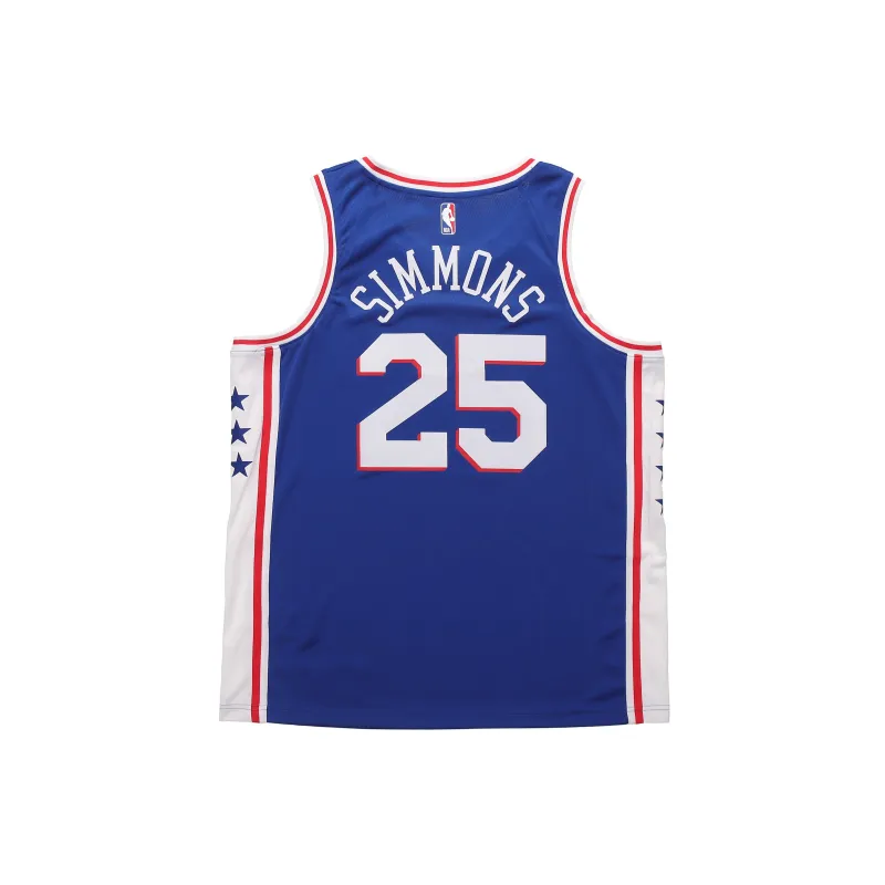 Nike Nike X NBA Basketball Jerseys Men's Rush Blue-1
