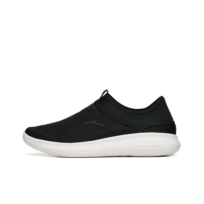 Anta Outdoor Collection Cushioned Anti Slip Wear Resistant Breathable Lightweight Low Top Casual Shoes Men's Black-0