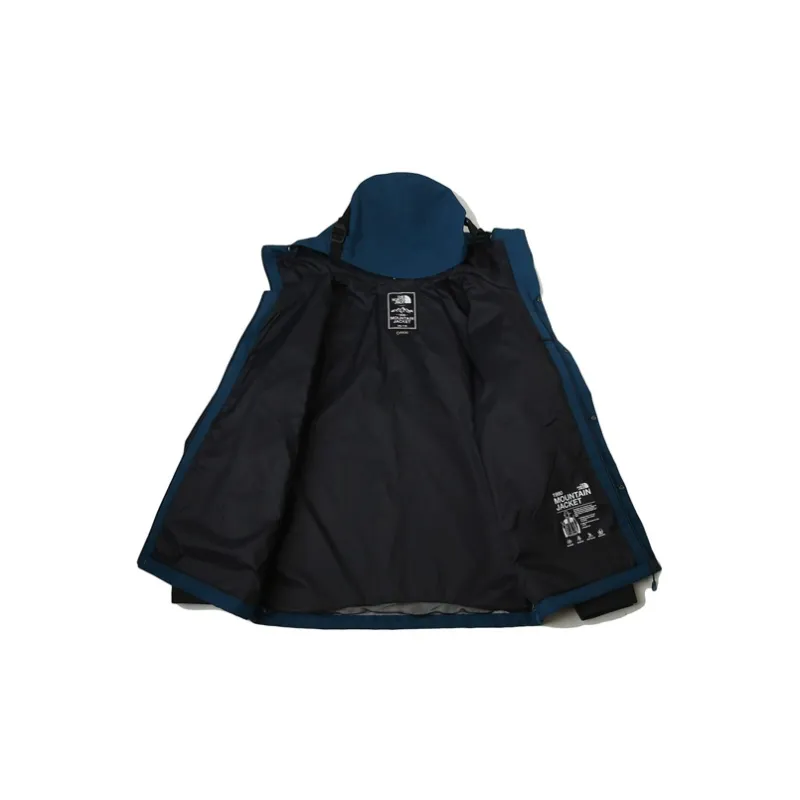 THE NORTH FACE 1990 Collection Water Resistant Windproof Breathable Wear Resistant Warm Windbreaker Jacket Men's Blue-3