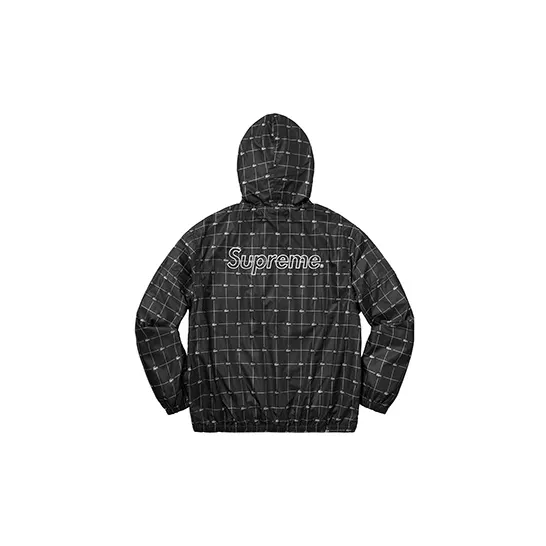 Supreme Lacoste Reflective Grid Nylon Anorak-1