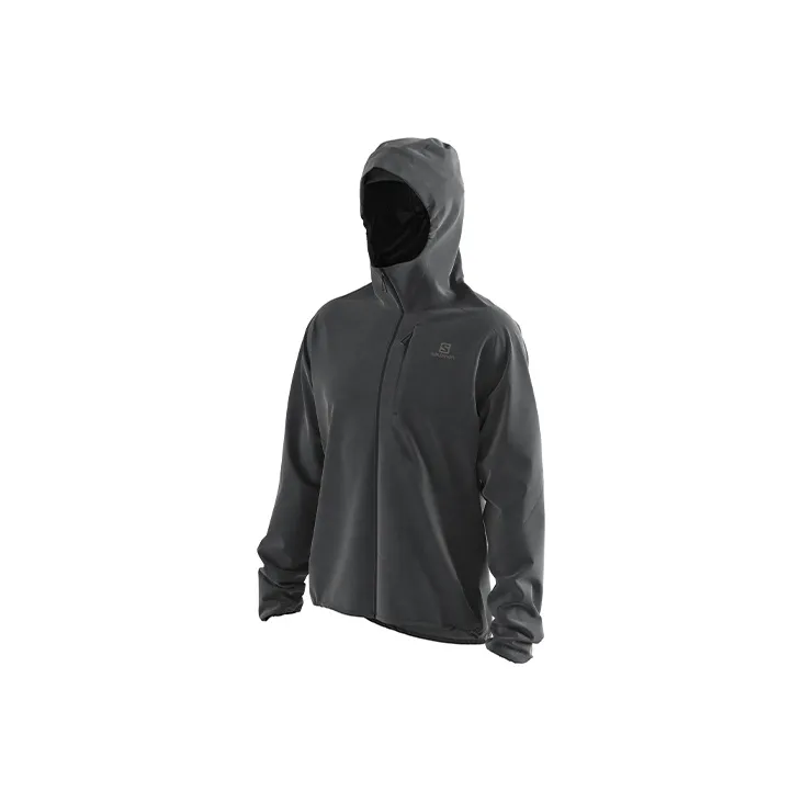 SALOMON Windbreaker Jackets Men Black-2