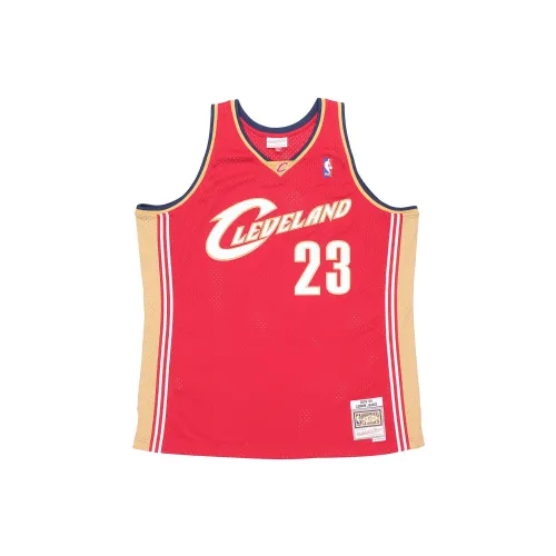 Mitchell Ness Basketball Jerseys Unisex Red