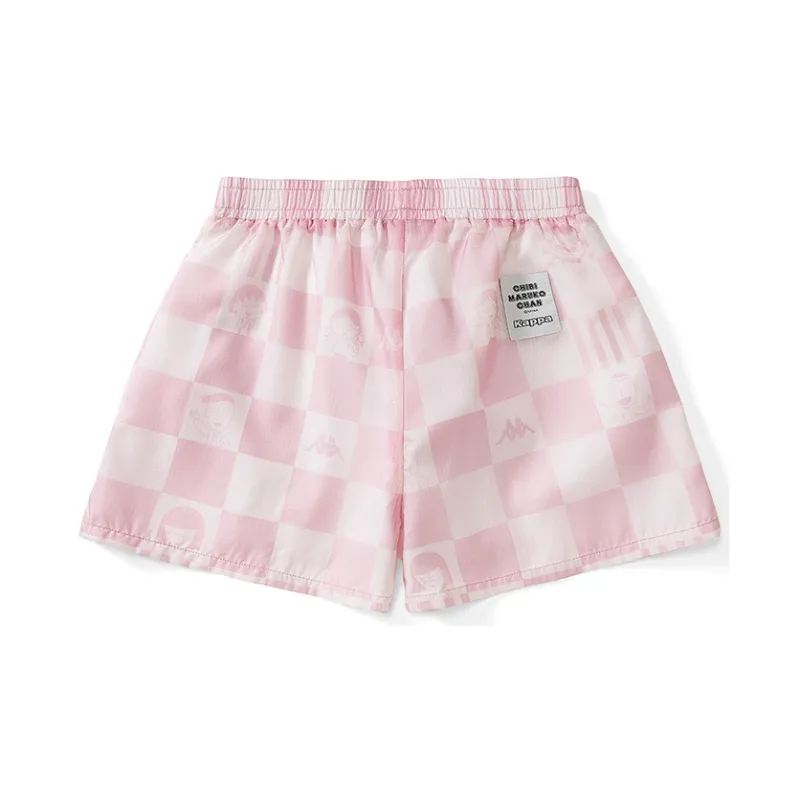 Kappa Casual Shorts Women's Light Blue Blossom Pink Print-5004P-1