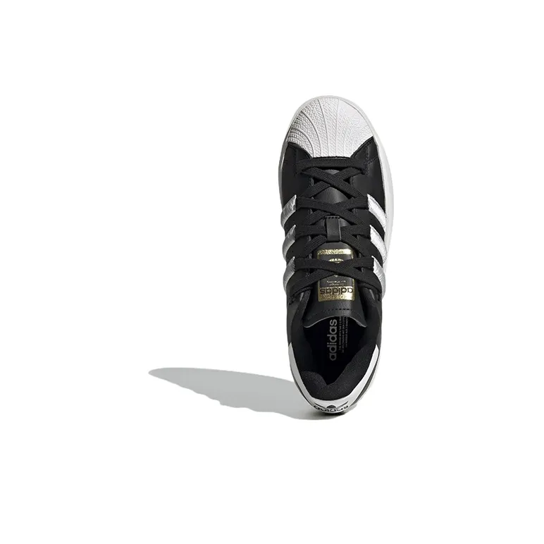 Superstar Women's Adidas Originals Bonega 'Black Gold Metallic' Women's-4
