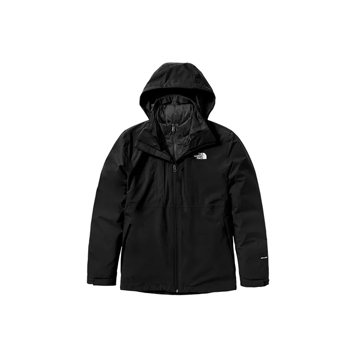 THE NORTH FACE Water Resistant Windproof And Water Repellent Windbreaker Jacket Men's Black-2