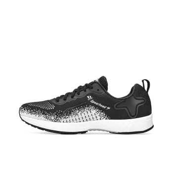 DO WIN Cushioned Slip Resistant Abrasion Resistant Breathable Low Top Casual Running Shoes Unisex Black