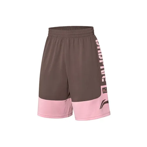 LINING Badfive Basketball Shorts Men Pepper Brown