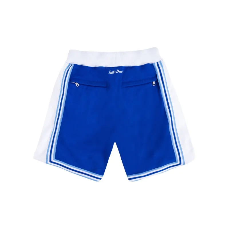 Mitchell & Ness x NBA X Just Don Basketball Shorts Men's Blue White Multicolor-1