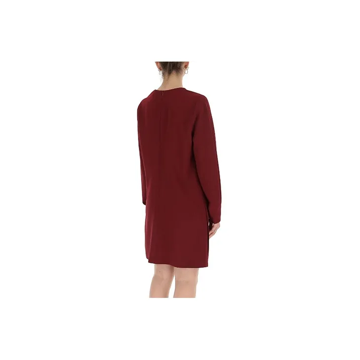 See By Chloe Long-Sleeved Dresses Women's Red-1