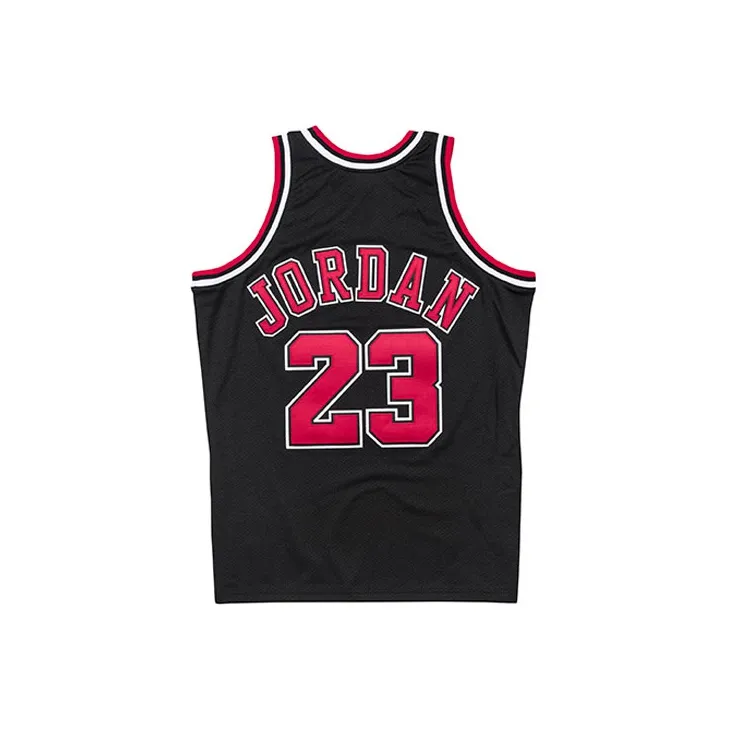 Mitchell & Ness Chicago Bulls Alternate 1997 98 Michael Jordan Authentic Jersey-1