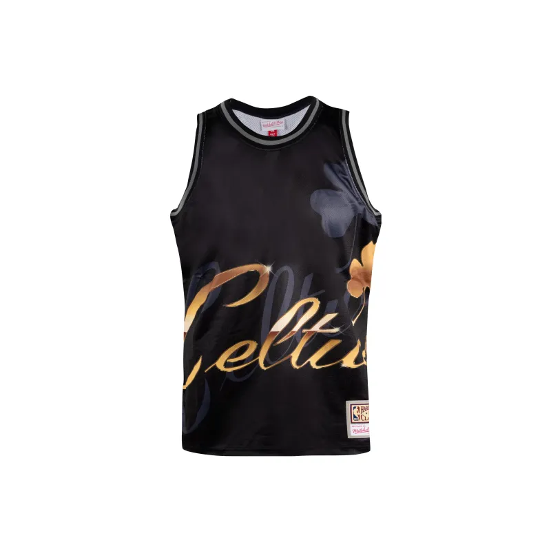 Mitchell & Ness x Big Face Basketball Jerseys Unisex Black-2