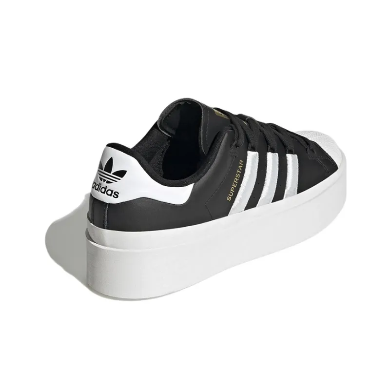 Superstar Women's Adidas Originals Bonega 'Black Gold Metallic' Women's-3
