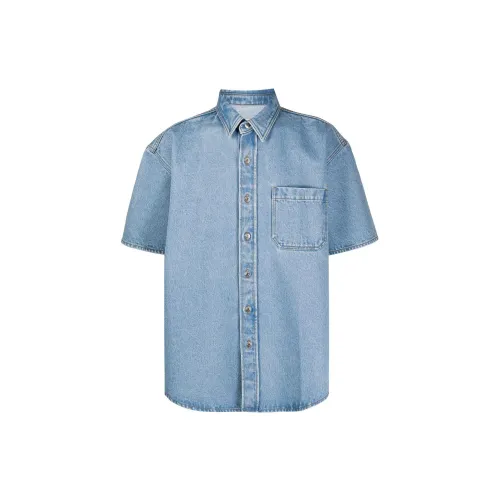 NANUSHKA Shirts Men Blue