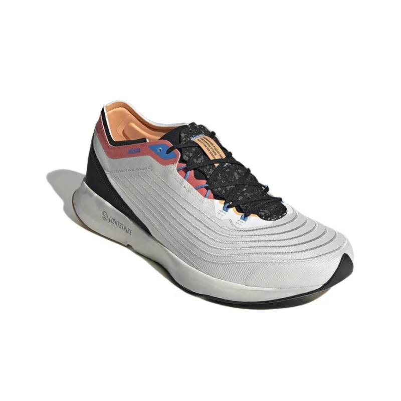 Parley x Adidas Adizero 1 Anti Slip And Wear Resistant Breathable Low Top Running Shoes Men's White Black-2
