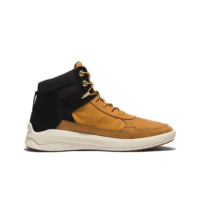 Timberland Bradsreet Ultra Chukka Anti-Slip Wear-Resistant High-Top Sports Casual Shoes Earth Yellow-1