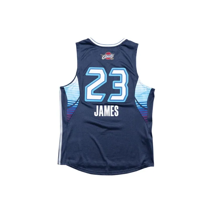 Mitchell & Ness Basketball Jerseys Men's Blue-1