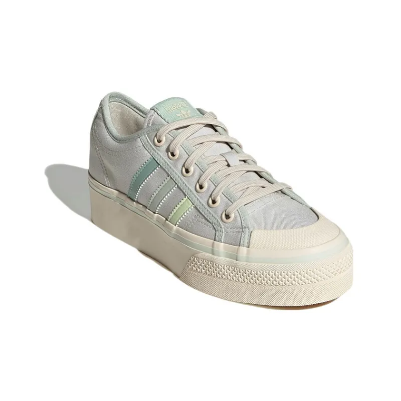 Adidas Nizza Platform Lo Parley Almost Lime Women's-2