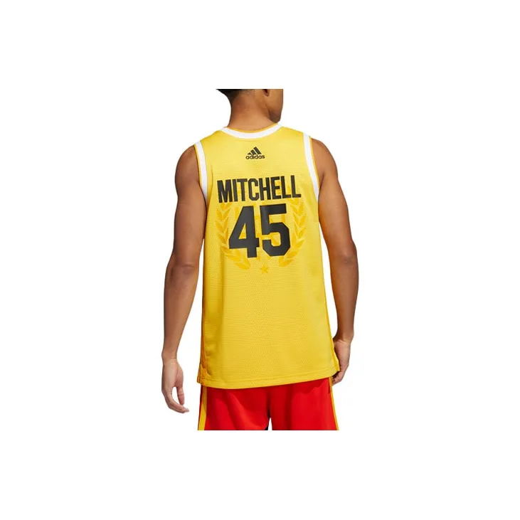 Adidas Basketball Jerseys Men Sunlight Yellow-1