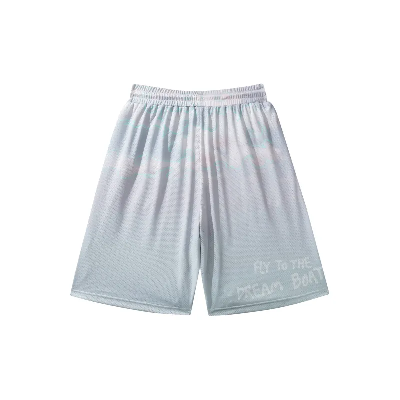 FireMonkey Basketball Shorts Unisex Gray-1