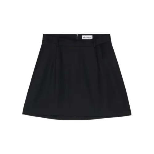 Balenciaga Casual Short Skirts Women's Black