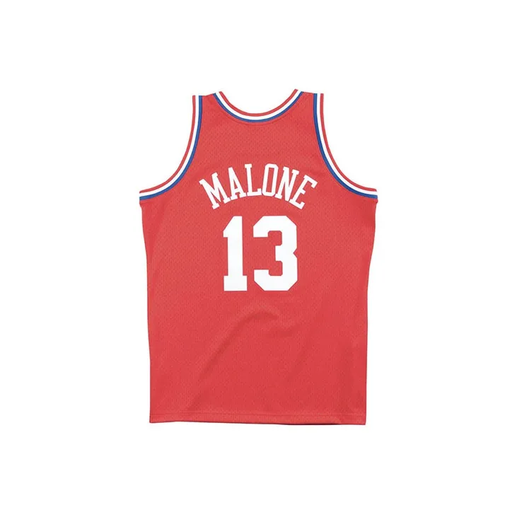 Mitchell Ness Basketball Jerseys Men Red-1