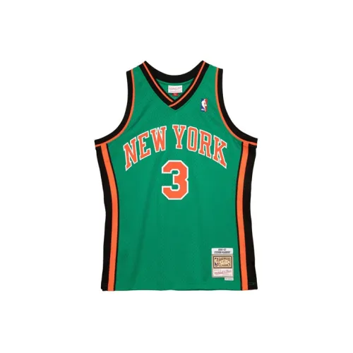 Mitchell & Ness 06-07 New York Knicks Stephon Marbury No.3 Basketball Jersey Green Unisex