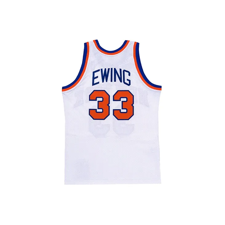 Mitchell Ness Basketball Jerseys Men White-1