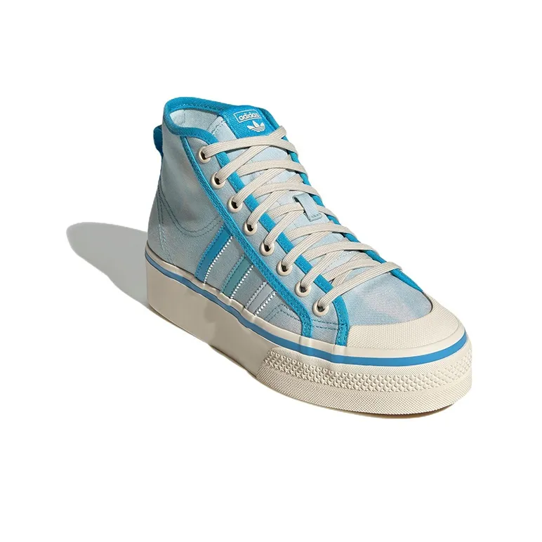 Adidas Nizza Platform Mid Parley Almost Blue Women's-2