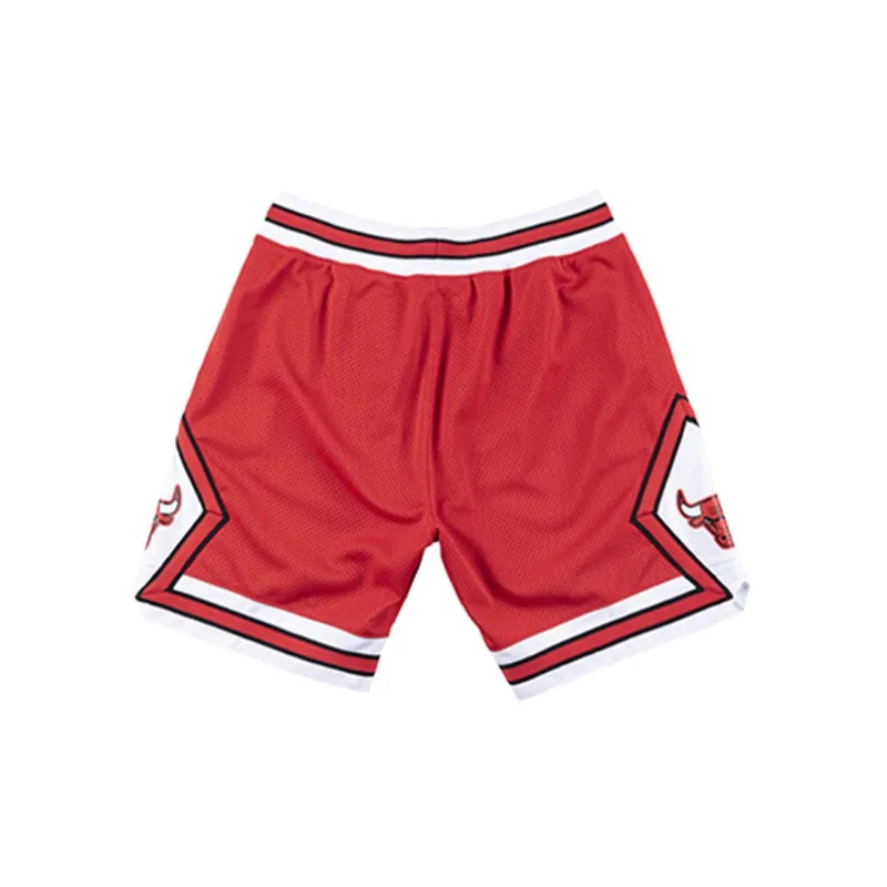 Mitchell & Ness Basketball Shorts Men's Red-1