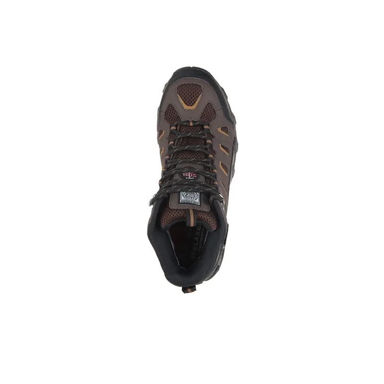Skechers Work Hiking / Trekking Shoes Men Mid-Top Dark Brown-3
