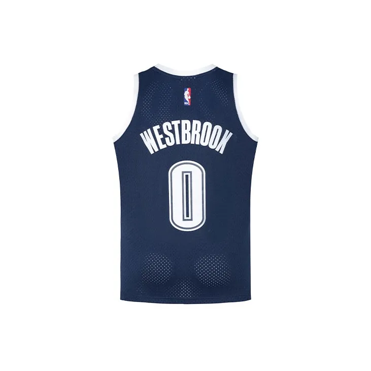 Mitchell & Ness Basketball Jersey Unisex Dark Blue-1