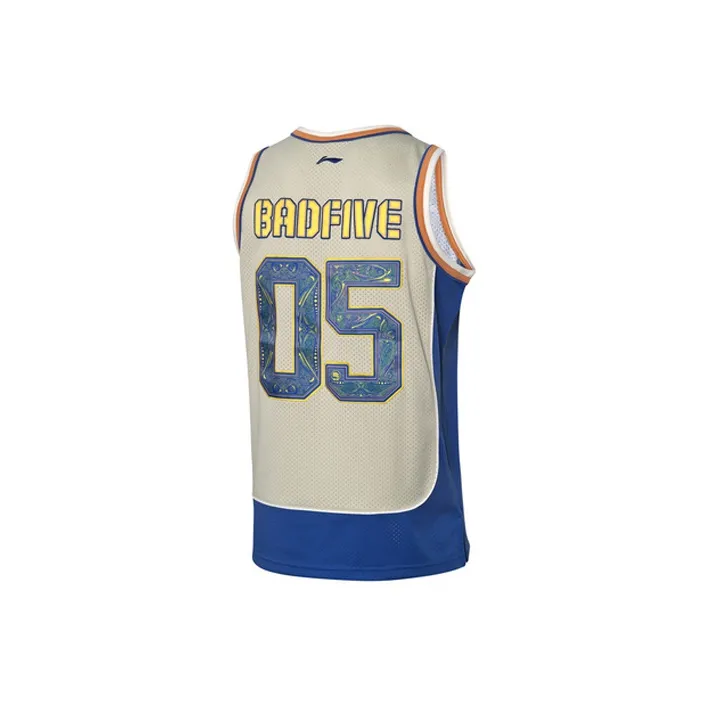 LiNing Basketball Jersey Men's Bright Royal Blue-1