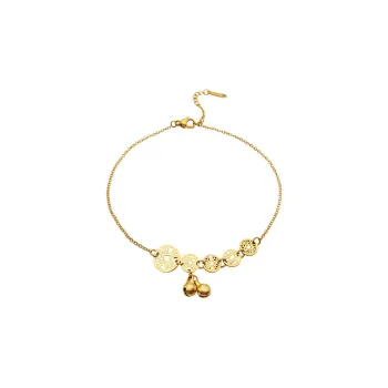 West Island Anklets Women's Gold