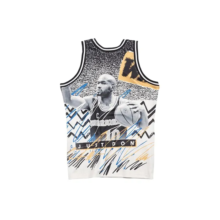 Mitchell Ness Basketball Jerseys Men Color Blocking-1