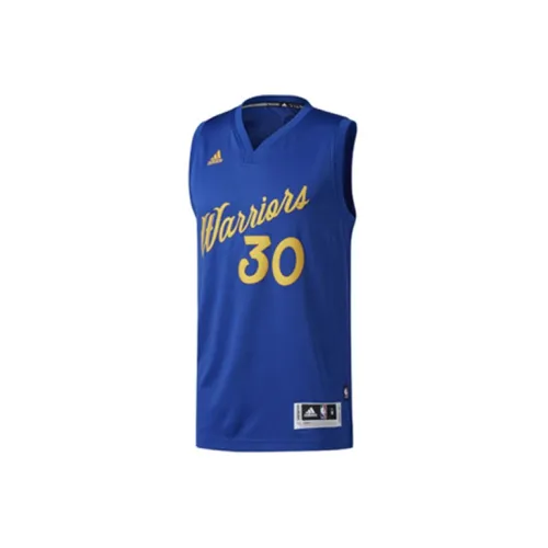 adidas NBA Stephen Curry 30 Xmas Swingman Jersey Blue